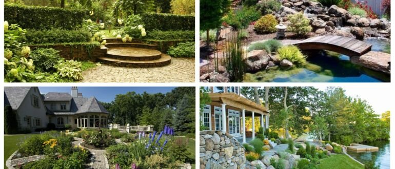 фото дизайн сада и ландшафт