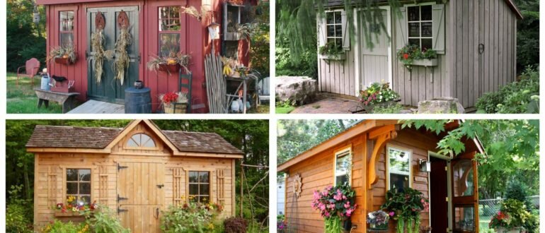 фото садовый сарай